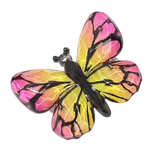 8 Stück Schmetter Haarclips Schmetterling Haarspangen Entenschnabelclip Haarnadeln Haarklammer Damen Kopfbedeckung Kopfschmuck Haarschmuck Für Hochzeit Party Tägliches Tragen,Rosa Gelb von Wambere