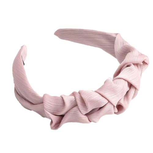 Damen Chiffon Plissiertes Stirnband Breit Haarband Vintage Haarreifen Haarschmuck Haarzubehör Rutschfestes Stirnbänder Kopfbedeckung Kopfbänder für Frauen Mädchen Täglichen Tragen,Rosa Damen Chiffon Plissiertes Stirnband Breit Haarband Vintage Haarreifen Haarschmuck Haarzubehör Rutschfestes Stirnbänder Kopfbedeckung Kopfbänder für Frauen Mädchen Täglichen Tragen,Rosa von Wambere