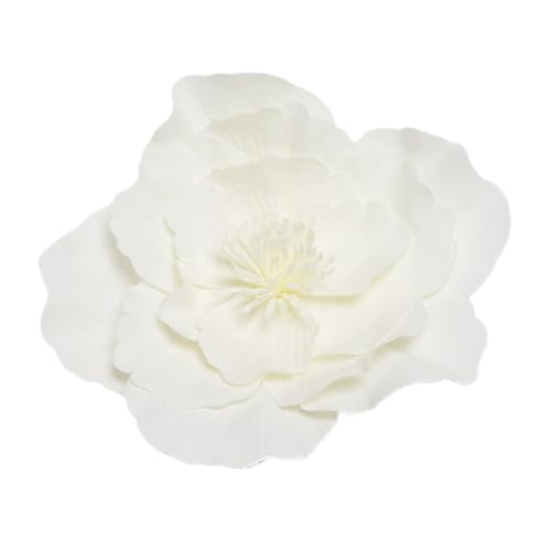 Damen Fascinators Hut Blumen Stirnband Haarspange Mütze Kopfschmuck Hochzeit Haarschmuck Schleier Hut Kopfbedeckung Haarschmuck für Teeparty Abschlussball Cosplay Party Maskerade,Beige von Wambere