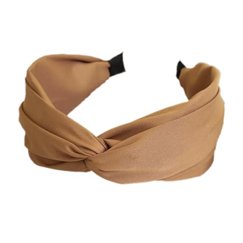 Damen-Stirnband, Haarreifen Damen Haarbänder Kopfband für Damen Breite Haarreif Geknotete Kopfbedeckun Charme Modischer Neuheitstrend für für Damen und Mädchen, von Wambere