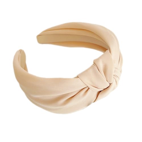 Damen Stirnband, Kopfband Haarbänder Kopfband für Damen Breite Haarreif Geknotete Kopfbedeckun Charme Modischer Neuheitstrend für für Damen und Mädchen, von Wambere