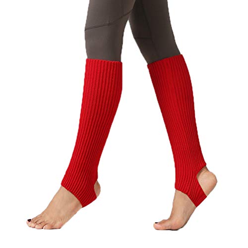 Wamvp Beinwärmer Legwarmer Beinstulpen Damenestrickt Ballett Yoga Stulpen Fit für Den Sport von Wamvp