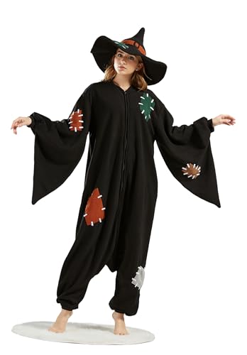Wamvp Erwachsene Pyjamas Onesies Unisex Tier Jumpsuit Schlafanzug Kostuem Cosplay Halloween Weihnachten Fasching Sleepsuit von Wamvp
