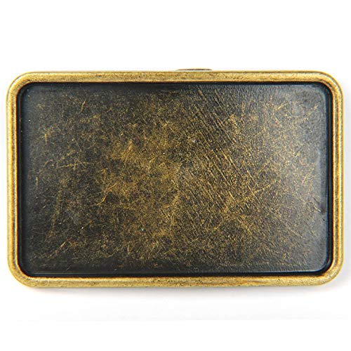 Rechteckige Metall-Gürtelschnalle, Vintage-Stil, keltischer Knoten, Gürtelschnalle, Herren, einfache Cowboy-Gürtelschnalle, neuer Vintage-Stil, rechteckige Blanko-Gürtelschnalle, individuelle von WANLIAN