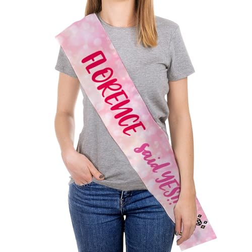 Wanapix | Personalisierte Miss-Bänder | Wird separat von Vorder- und Rückseite personalisiert | Miss Bänder für Einschulung, Geburtstag und Partys (100% Personalisierte) von Wanapix