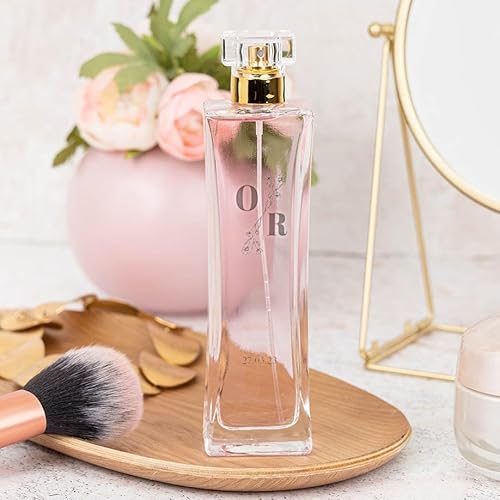Wanapix | Personalisiertes Parfüm für Damen | Mit Name und Text personalisiert | Blumig-Fruchtig-Gourmand | Graviertes Glas. 100 ml | Originelles Geschenk | Initialen von Wanapix