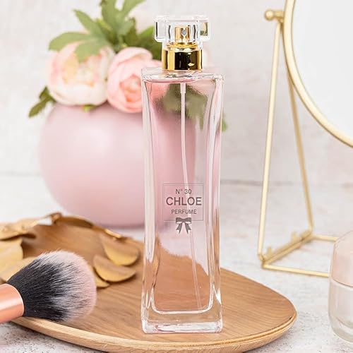 Wanapix | Personalisiertes Parfüm für Damen | Mit Name und Text personalisiert | Blumig-Fruchtig-Gourmand | Graviertes Glas. 100 ml | Originelles Geschenk | Zahl von Wanapix