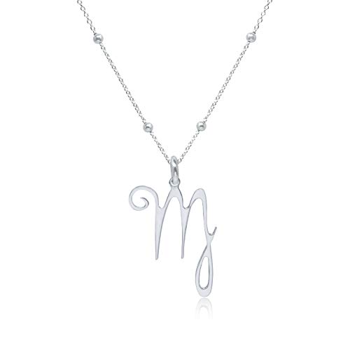 WANDA PLATA Kette Sternzeichen Jungfrau für Damen 925er Sterlingsilber, Horoskop Anhänger, Astrologie (Jungfrau) von WANDA PLATA