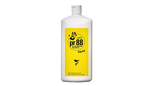 Rath’s pr88 liquid 150ml Hautschutzfluid Hautschutz Hautreinigung abwaschbar (1000ml / 1x) von Wandbreite