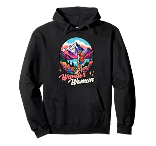 Wander Woman Natur Berge Abenteuer Reisen Trekking Wandern Pullover Hoodie Wander Woman Natur Berge Abenteuer Reisen Trekking Wandern Pullover Hoodie von Wander Woman Outdoor Backpacking Reise Outfit