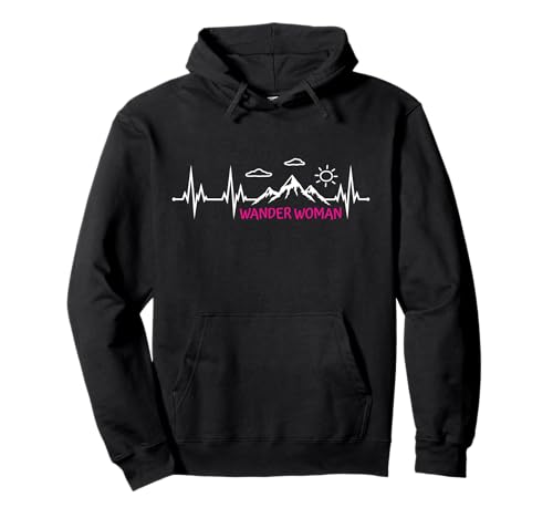 Heartbeat Wandern Wanderwoman Berge Herzschlag Wander Woman Pullover Hoodie Heartbeat Wandern Wanderwoman Berge Herzschlag Wander Woman Pullover Hoodie von Wander Woman Herzschlag EKG Herz Wanderin Geschenk