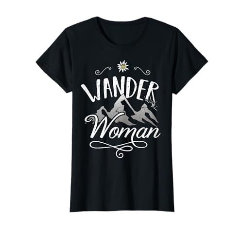 Wander Woman Berge Bergsteigen Wandern Frauen Sprüche T-Shirt von Wander Woman & Bergsteigerin