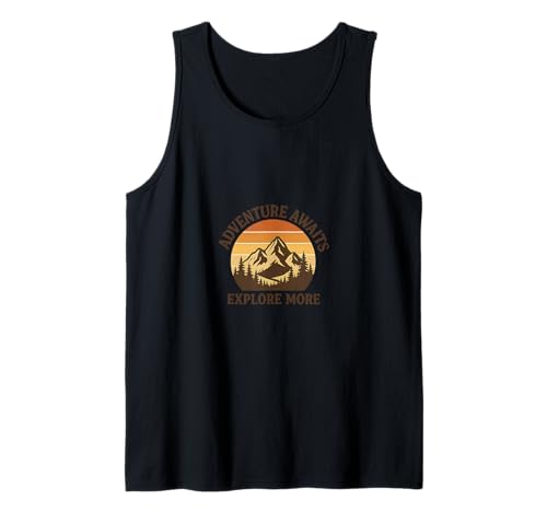 Wanderlust Hiking Explore More Outdoor Damen Herren Tank Top Wanderlust Hiking Explore More Outdoor Damen Herren Tank Top von Wanderlust Hiking Explore More, d.b.A.i.