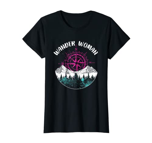 Wander Woman wanderer wandern Sport Bekleidung T-Shirt T-Shirt von Wandern Shirts und Geschenker