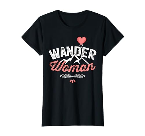 Berge Shirt Wander Woman Tshirt Damen Wandern Outfit lustig T-Shirt von Wandern T-Shirt Damen lustig