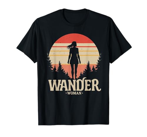 Damen Frauen Damen Wander Woman Hobby Berge T-Shirt Damen Frauen Damen Wander Woman Hobby Berge T-Shirt von Wandern Trekking Geschenk Sächsische Schweiz Shirt