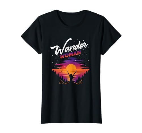 Wandern Wanderin Naturfreund Frauen Trekking Urlaub Geschenk T-Shirt Wandern Wanderin Naturfreund Frauen Trekking Urlaub Geschenk T-Shirt von Wandern Wanderin Naturfreund Berge Natur
