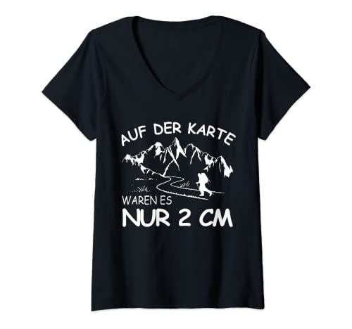 Damen Wandern Wandershirt Herren Damen mit Spruch Geschenk Zubehör T-Shirt mit V-Ausschnitt Damen Wandern Wandershirt Herren Damen mit Spruch Geschenk Zubehör T-Shirt mit V-Ausschnitt von Wandern Wandershirt Herren Damen Spruch Geschenk
