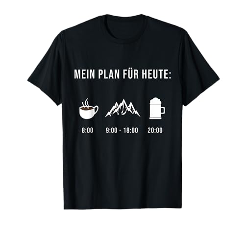 Wandern Geschenk Berge Bier Wandershirt Herren Damen Spruch T-Shirt Wandern Geschenk Berge Bier Wandershirt Herren Damen Spruch T-Shirt von Wandern Wandershirt Herren Damen Spruch Geschenk