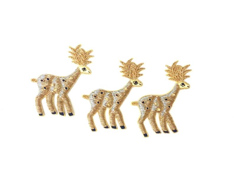 Reh-Applikation Bestickte Patches Basteln Verzierung Annähen Applikation Tier Strass Scrapbook Kit Reh-Applikation Bestickte Patches Basteln Verzierung Annähen Applikation Tier Strass Scrapbook Kit von WanderpopStudio