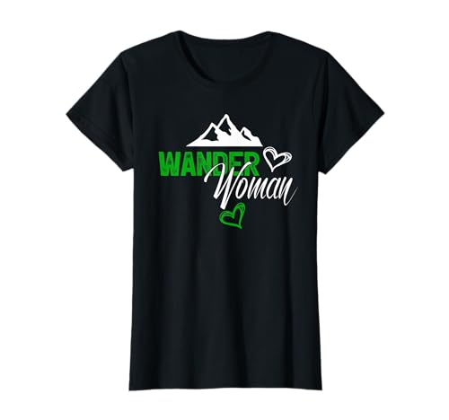 Wanderwoman T Shirt Lustig Wander Woman Spruch Shirt Damen T-Shirt von Wanderwoman Tshirt Spruch Damen Berglust