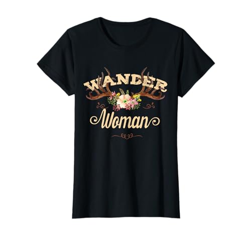 Wander Woman Hirsch Bergsteiger Wanderer Berge Frauen Damen T-Shirt Wander Woman Hirsch Bergsteiger Wanderer Berge Frauen Damen T-Shirt von Wander Woman T-shirts