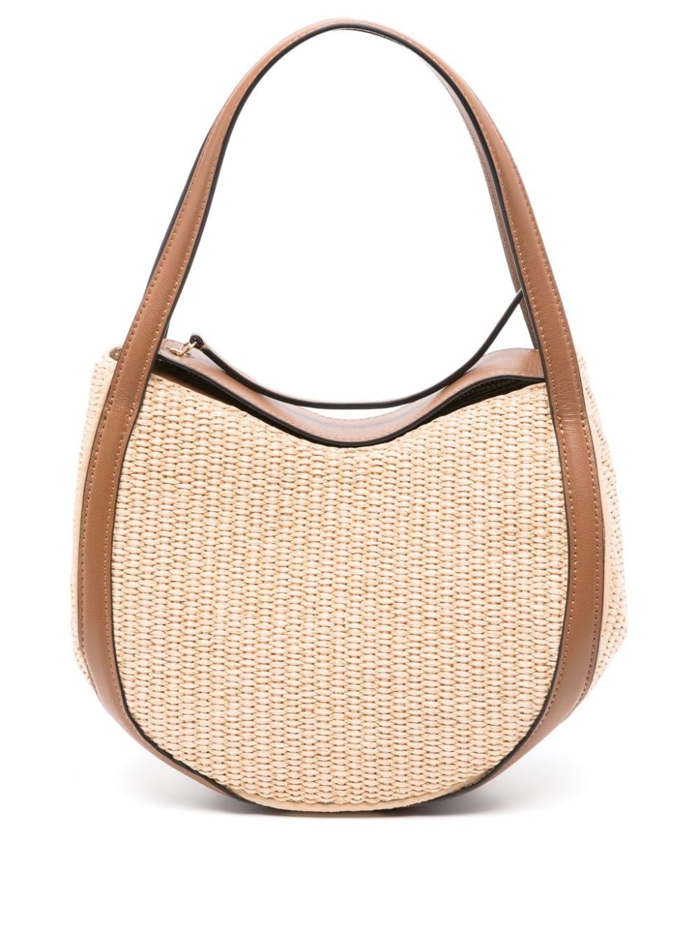 Wandler Lin Mini-Tasche aus Stroh - Nude von Wandler