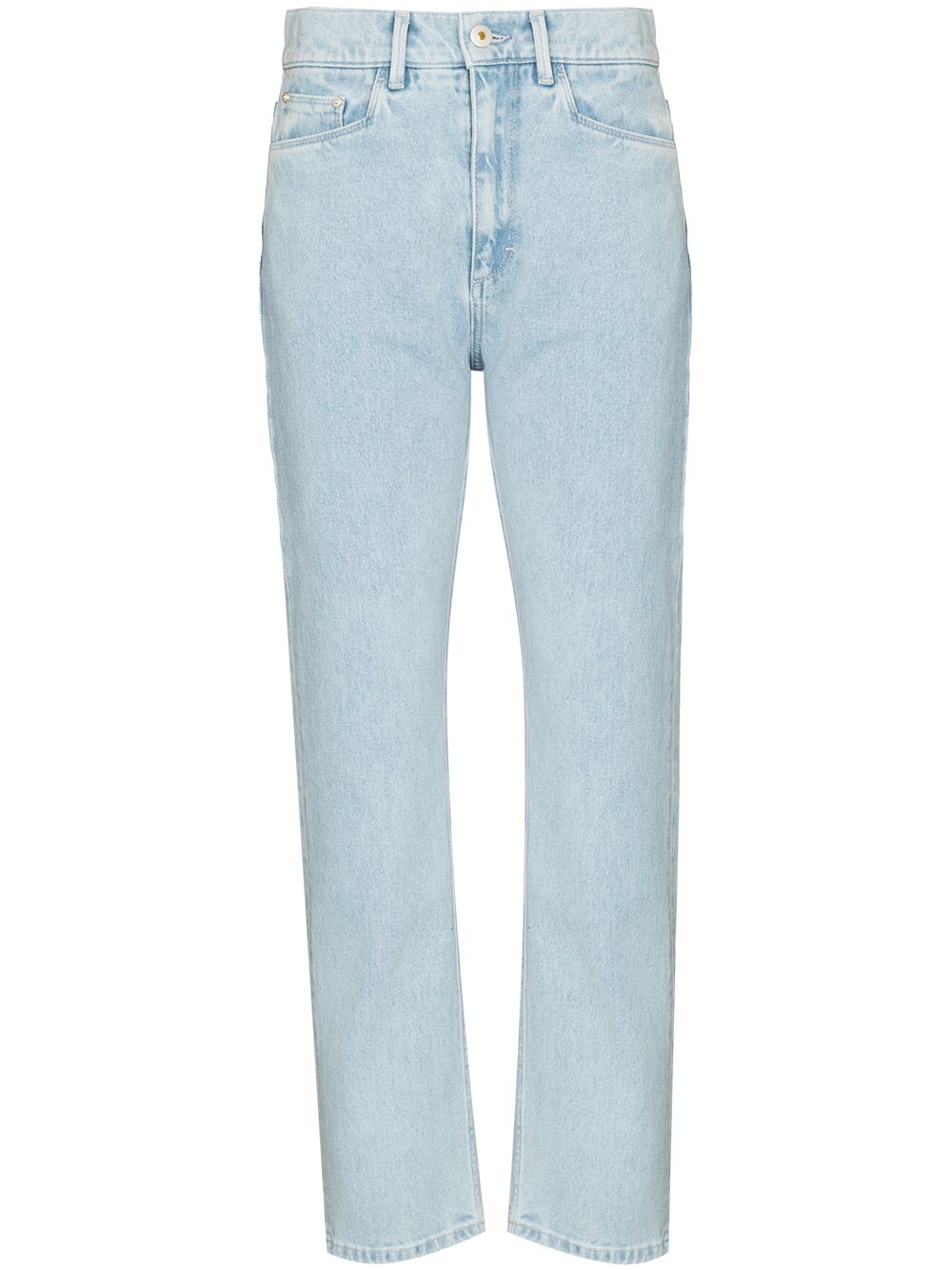 Wandler Gerade High-Waist-Jeans - Blau von Wandler