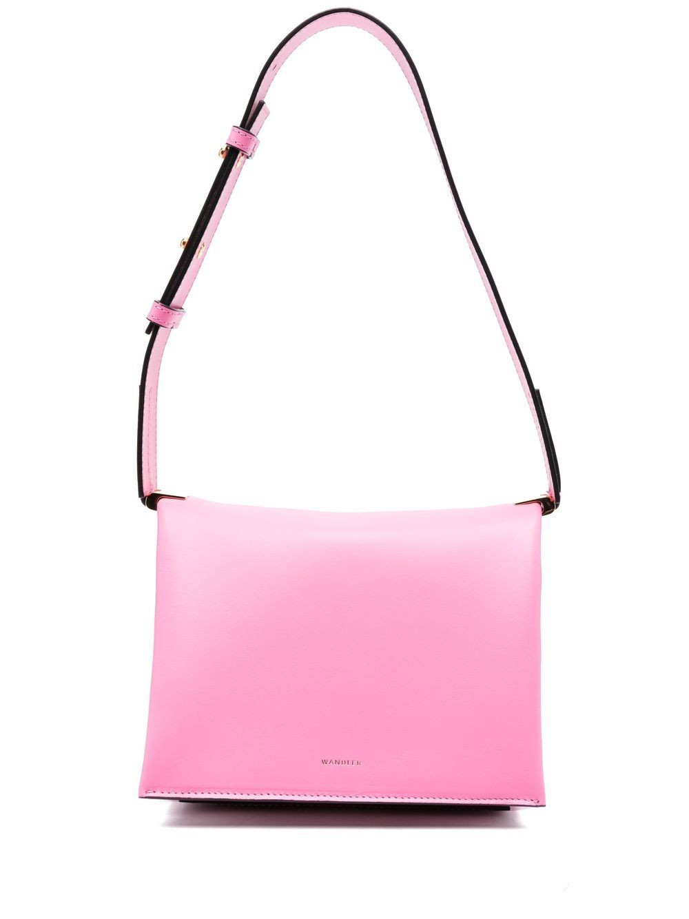 Wandler Schultertasche mit Logo - Rosa von Wandler