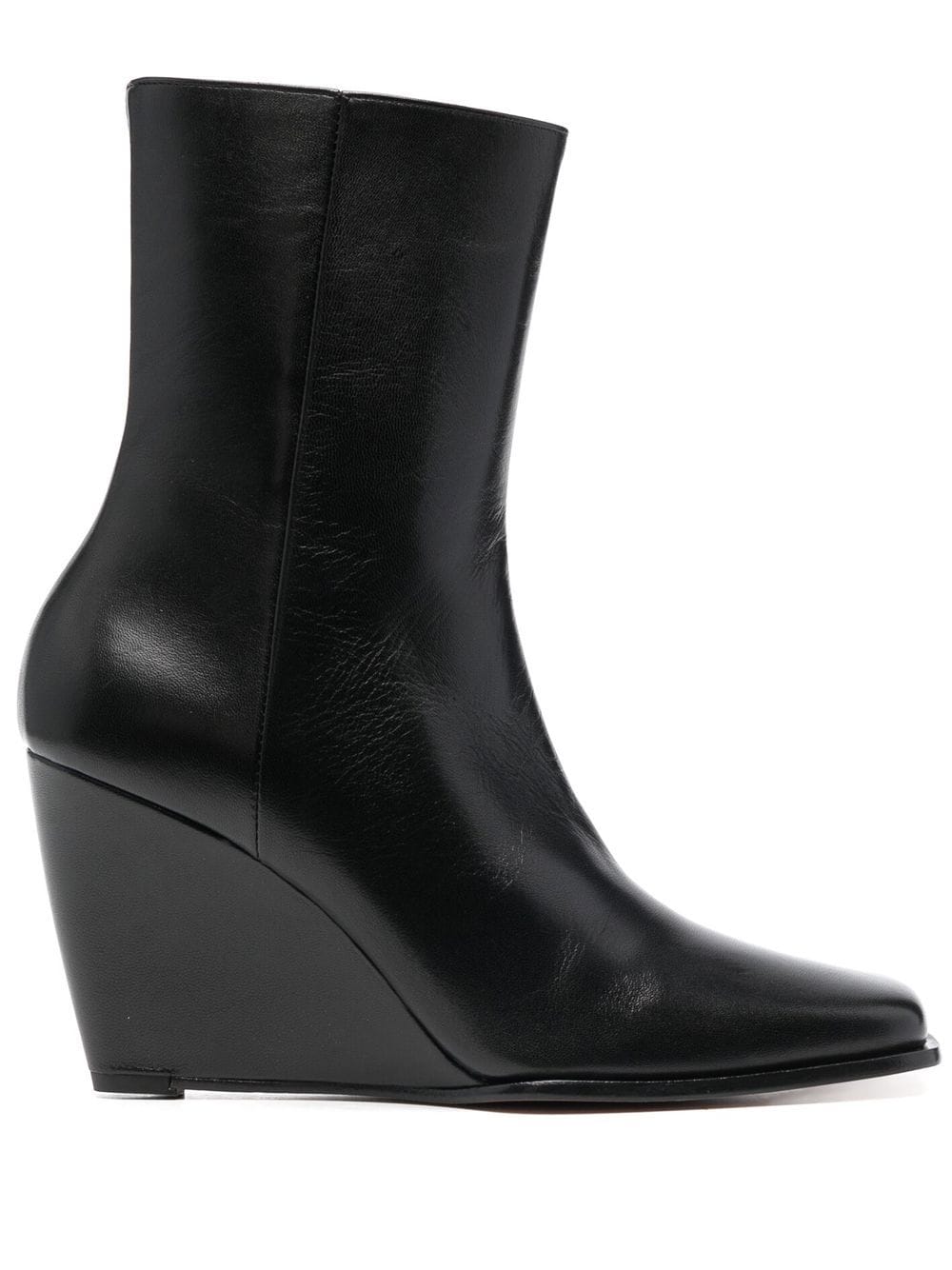 Wandler Stiefeletten mit eckiger Kappe 90mm - Schwarz von Wandler