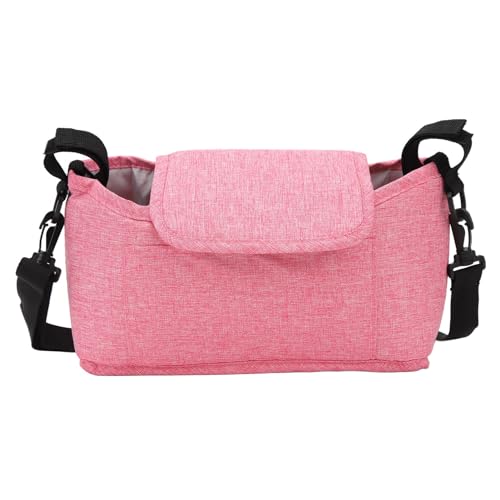 Baby Kinderwagen Hanging Bag Mehrzweck großer Kapazität Stilvoller Leichter Kinderwagen -Reisetasche für Outdoor Camping (Rosa) von Wangcmcol