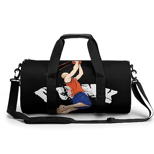 Sporttasche Basketball Reisetasche Weekender Schwimmtasche Gym Bag Trainingstasche Für Herren Damen 45x23x23cm von Wangsxing