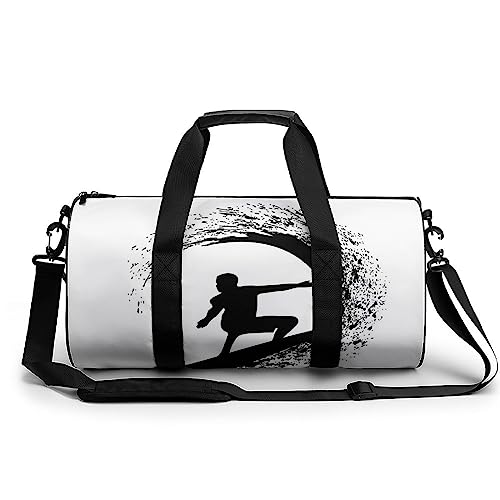 Sporttasche Brandung Reisetasche Weekender Schwimmtasche Gym Bag Trainingstasche Für Herren Damen 45x23x23cm von Wangsxing