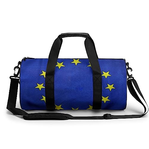 Sporttasche Europäische Flagge Reisetasche Weekender Schwimmtasche Gym Bag Trainingstasche Für Herren Damen 45x23x23cm von Wangsxing