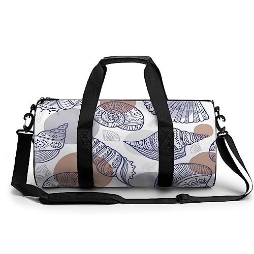 Sporttasche Muschelschale Reisetasche Weekender Schwimmtasche Gym Bag Trainingstasche Für Herren Damen 45x23x23cm von Wangsxing