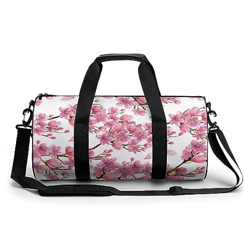 Sporttasche Pfirsichblüte Reisetasche Weekender Schwimmtasche Gym Bag Trainingstasche Für Herren Damen 45x23x23cm von Wangsxing