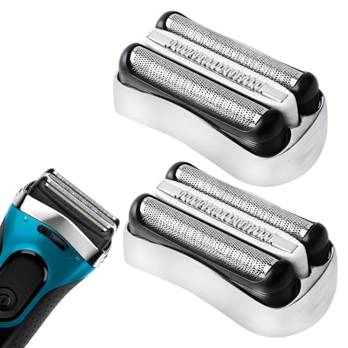 2 Stück Series 3 Scherkopf Kompatibel mit Braun S3 Rasierkopf, Elektrorasierer Ersatzkopf Folie und Cutter Ersatzscherteil für Herren Rasierer 32S Series 3 3000s 3010s 3020s 3040s 3080s 310s 330s 2 Stück Series 3 Scherkopf Kompatibel mit Braun S3 Rasierkopf, Elektrorasierer Ersatzkopf Folie und Cutter Ersatzscherteil für Herren Rasierer 32S Series 3 3000s 3010s 3020s 3040s 3080s 310s 330s von Waniyu