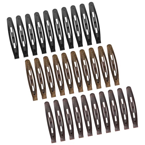Wanmu 30 Stück Snap Haarspangen, 6 cm Metall Haarclips Klein Haarklammern Haarschmuck Haarstyling Zubehör Rutschfeste Haar Haarspange für Mädchen Kinder Damen Wanmu 30 Stück Snap Haarspangen, 6 cm Metall Haarclips Klein Haarklammern Haarschmuck Haarstyling Zubehör Rutschfeste Haar Haarspange für Mädchen Kinder Damen von Wanmu