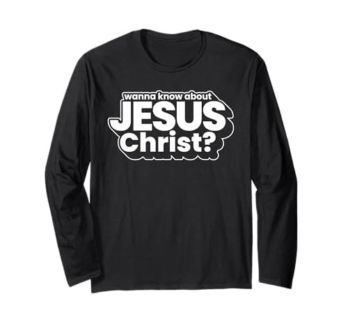 Willst du mehr über die Evangelisation Jesu Christi erfahren? Christliche Männer Frauen Langarmshirt Willst du mehr über die Evangelisation Jesu Christi erfahren? Christliche Männer Frauen Langarmshirt von Wanna Know About Jesus Christ Store