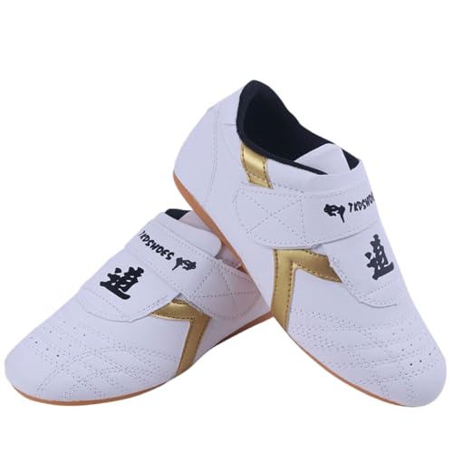 Wansiman Schuhe FüR Taekwondo,Taekwondo-Schuhe,Tai Chi Sport Turnschuhe,Kong Fu Schuhe,rutschfest,Atmungsaktiv,Weich,GemüTlich,FüR Taekwondo,Boxen,Kung Fu Und Taichi von Wansiman