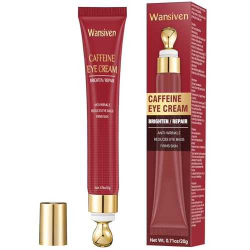 Wansiven Koffein Augencreme, Anti Aging Augen creme, Feuchtigkeitsspendendes Anti-Falten Augenserum mit Niacinamid, Hyaluronsäure und Koffein für Augenpflege Männer und Frauen, 20 g Wansiven Koffein Augencreme, Anti Aging Augen creme, Feuchtigkeitsspendendes Anti-Falten Augenserum mit Niacinamid, Hyaluronsäure und Koffein für Augenpflege Männer und Frauen, 20 g von Wansiven