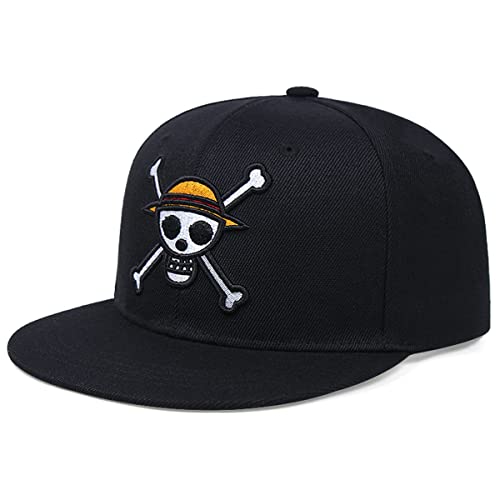 Wantism One Piece Baseball Cap Sport Freizeit Mütze Snapback Verstellbare Mütze Mehrfarbig, mehrfarbig, One size von Wantism