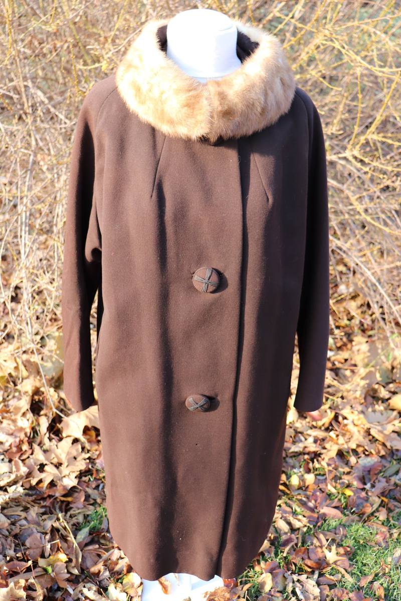 Vintage Hockanum Damen Wintermantel Mit Pelzkragen Vintage Hockanum Damen Wintermantel Mit Pelzkragen von WantonVintageFortune