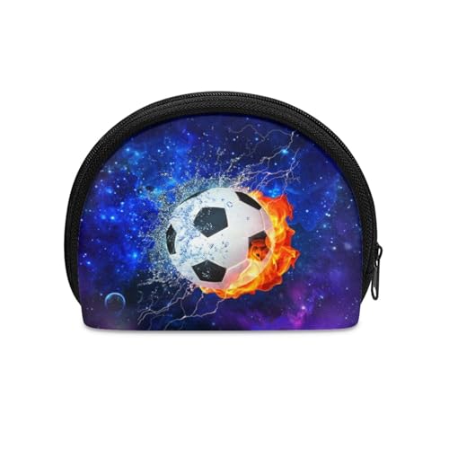 Wanyint Geldbörse für Damen und Mädchen, tragbare Münzgeldbörse, modische Geldbörse, Mini-Beutel, Kleingeldbörse, Galaxy-Ball, Münztasche von Wanyint