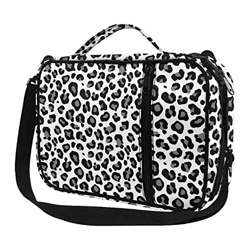 Wanyint Kuh-Druck-Bibelhülle mit Taschen, Bibeltragetasche, 27,9 x 6,1 x 21,6 cm, Kirchentasche, Bibelschrift, Geschenk für Mutter, Damen, Schultergurt von Wanyint