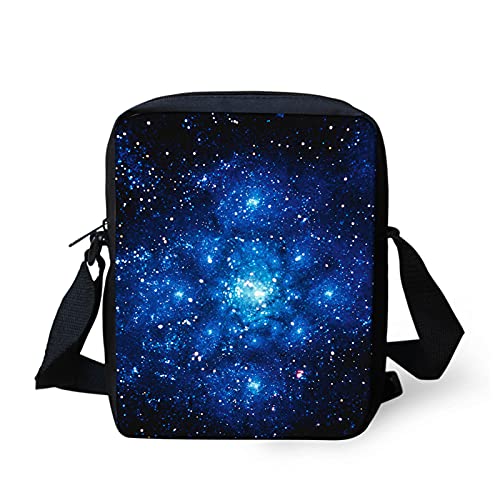 Wanyint Mini-Umhängetasche für Damen, Mädchen, Teenager, niedliche Kuriertaschen mit Schultergurt, Blue Galaxy Star, Einheitsgröße von Wanyint