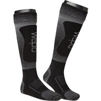 wapiti Herren Socken Grau Schur-Wolle unifarben von Wapiti