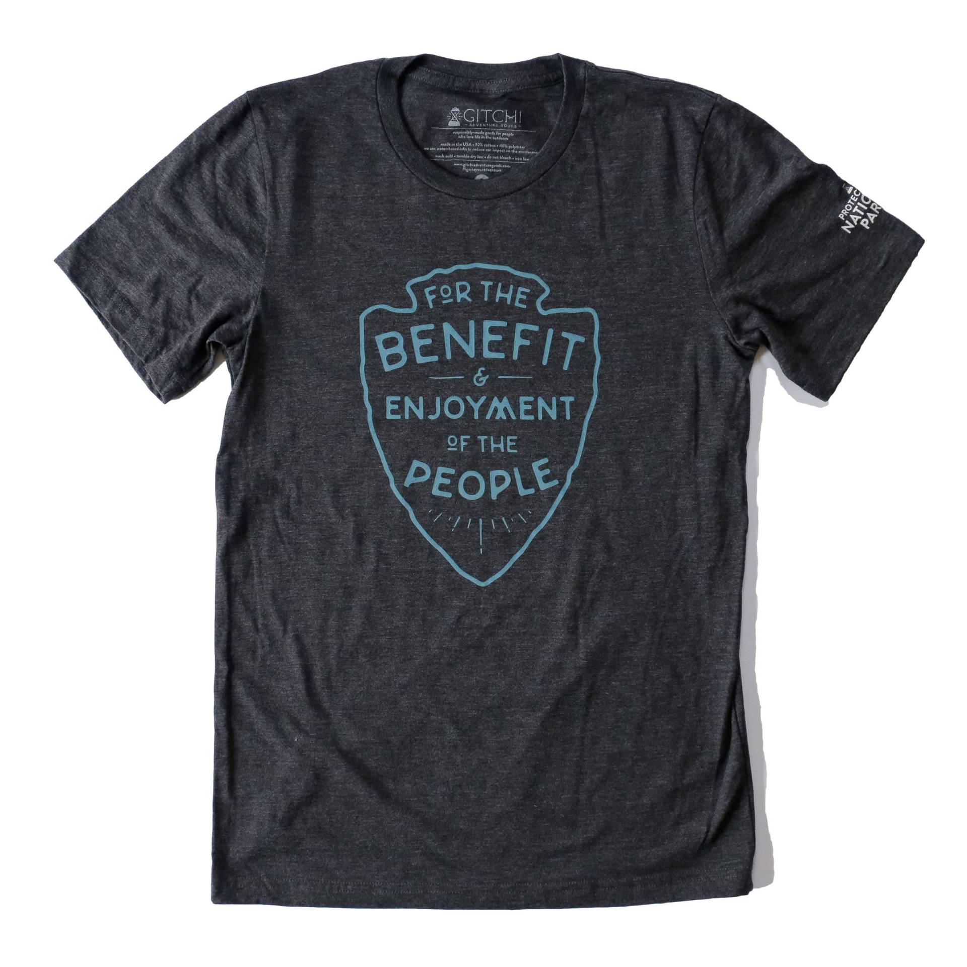 Nationalparks Unisex T-Shirt | Schwarz Meliert Hergestellt in Den Usa Nationalparks Unisex T-Shirt | Schwarz Meliert Hergestellt in Den Usa von WarblerGoods