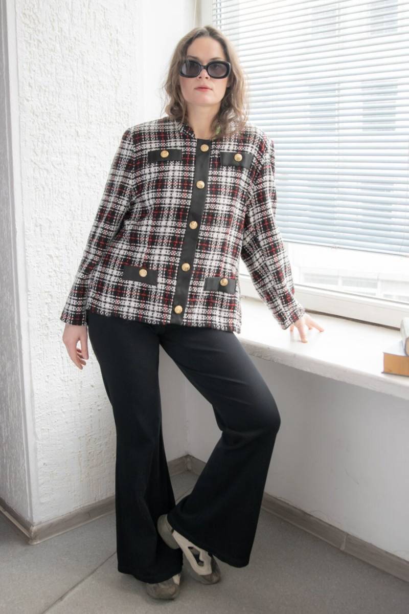 Vintage 80Er Jahre Karo Blazer von WardrobeQueenVINTAGE