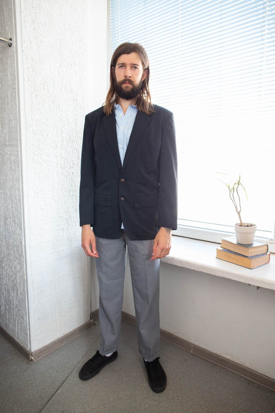 Vintage 80Er Jahre Schwarzer Blazer von WardrobeQueenVINTAGE